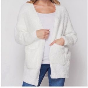 MUST GO SALE ENDS 12/28 White Teddy Cardigan